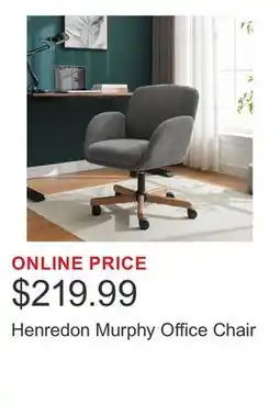 Costco Henredon Murphy Office Chair offer