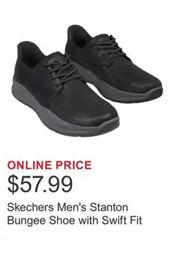 Costco Skechers Men's Stanton Bungee Shoe with Swift Fit offer