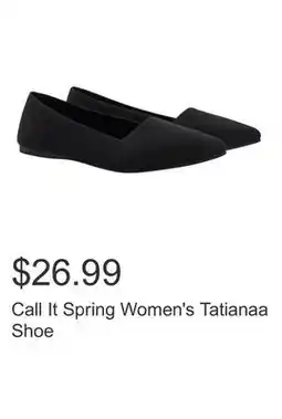Costco Call It Spring Women's Tatianaa Shoe offer