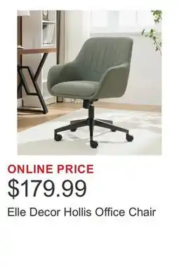 Costco Elle Decor Hollis Office Chair offer
