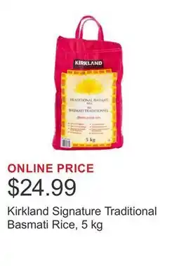 Costco Kirkland Signature Traditional Basmati Rice offer