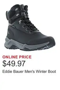 Costco Eddie Bauer Men's Winter Boot offer