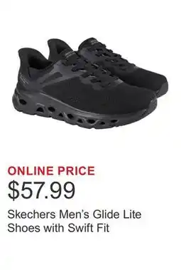 Costco Skechers Men's Glide Lite Shoes with Swift Fit offer