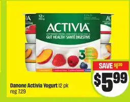 FreshCo Danone Activia Yogurt offer