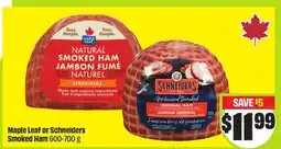 FreshCo Maple Leaf or Schneiders Smoke Ham offer
