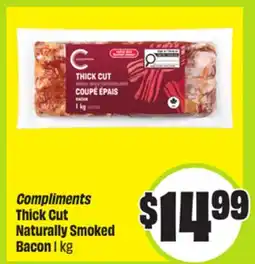 FreshCo Compliments Thick Cut Naturally Smoked Bacon offer
