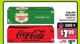 FreshCo Coca-Cola Soft Drinks 12x355 mL Selected Varieties offer