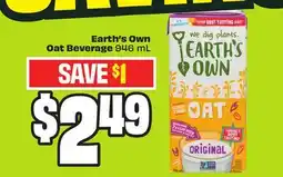 FreshCo Earth's Own Oat Beverage offer