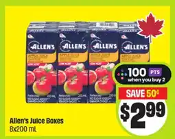 FreshCo Allen's Juice Boxes offer