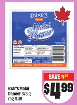 FreshCo Brar's Malai Paneer 375 g - Ramadan offer