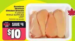 FreshCo Boneless Skinless Chicken Breasts 4 pieces offer