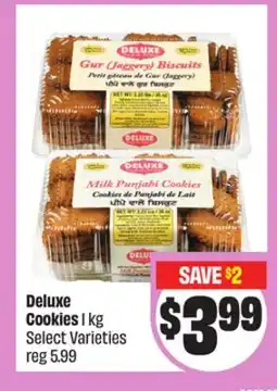 FreshCo Deluxe Cookies 1 kg Select Varieties offer