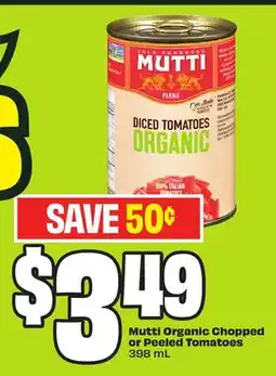 FreshCo Mutti Organic Chopped or Peeled Tomatoes offer