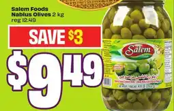 FreshCo Salem Foods Nablus Olives 2 kg - Ramadan offer
