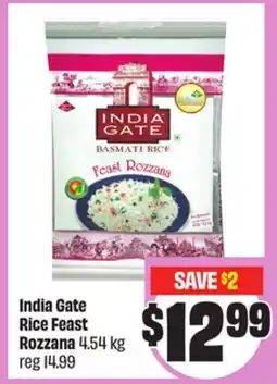 FreshCo India Gate Rice Feast Rozzana 4.54 kg - Ramadan offer