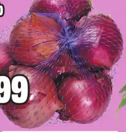 FreshCo Bagged Red Onions 3 lb Product of Canada, Canada No.1 offer