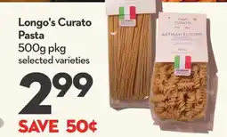 Longo's Curato Pasta offer