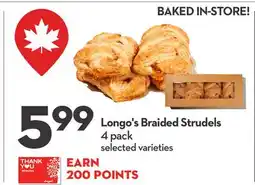 Longo's Braided Strudels offer