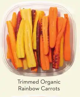 Longo's Trimmed Organic Rainbow Carrots offer