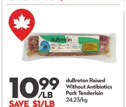 Longo's Raised Without Antibiotics Pork Tenderloin offer