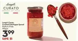 Longo's Curato Crushed Chili Pepper Spread offer