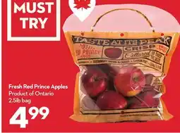 Longo's Fresh Red Prince Apples offer