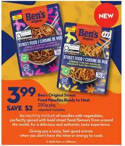 Longo's Street Food Noodles Ready to Heat offer