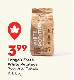 Longo's Fresh White Potatoes offer