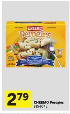 Foodland CHEEMO Perogies offer
