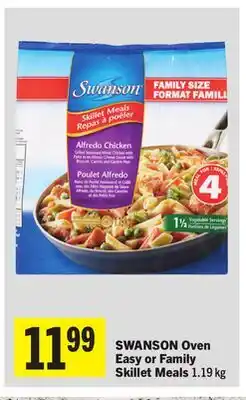 Foodland SWANSON Oven Easy or Family Skillet Meals offer