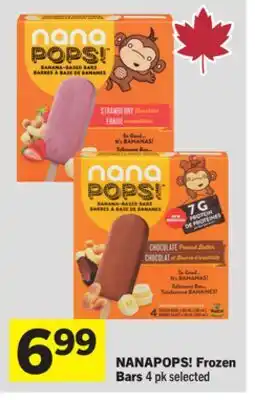 Foodland NANAPOPS! Frozen Bars offer