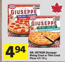 Foodland DR. OETKER Giuseppe Rising Crust or Thin Crust Pizza offer