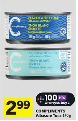 Foodland COMPLIMENTS Albacore Tuna offer