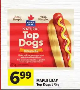 Foodland MAPLE LEAF Top Dogs offer