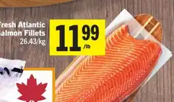 Foodland Fresh Atlantic Salmon Fillets offer