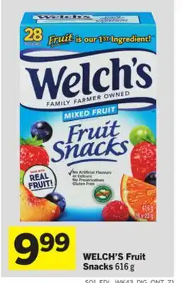 Foodland WELCH'S Fruit Snacks offer