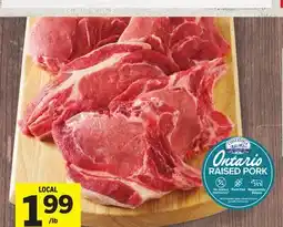 Foodland CONESTOGA MEATS Pork Loin Combo Chops offer
