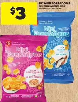 Real Canadian Superstore PC MINI POPPADOMS offer