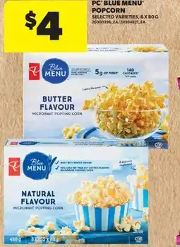 Real Canadian Superstore PC BLUE MENU POPCORN offer
