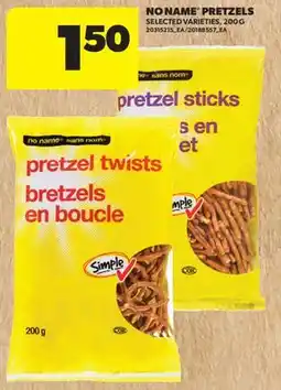 Real Canadian Superstore NO NAME PRETZELS offer