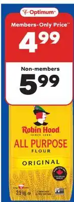Real Canadian Superstore ROBIN HOOD OR FIVE ROSES FLOUR 2.5 KG OR 00 STYLE PIZZA FLOUR 2 KG offer