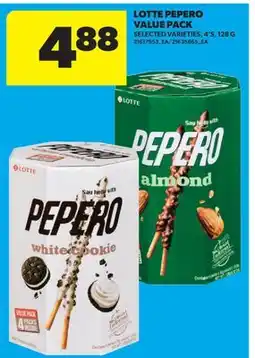 Real Canadian Superstore LOTTE PEPERO VALUE PACK, 4'S offer