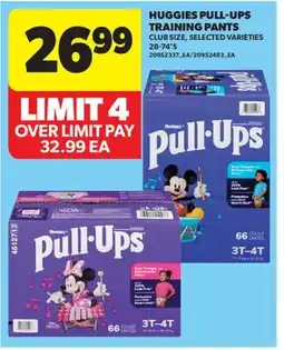 Real Canadian Superstore HUGGIES PULL-UPS TRAINING PANTS, 28-74'S offer