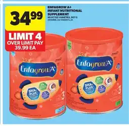 Real Canadian Superstore ENFAGROW A + INFANT NUTRITIONAL SUPPLEMENT, 907 G offer