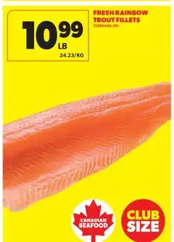 Real Canadian Superstore FRESH RAINBOW TROUT FILLETS offer