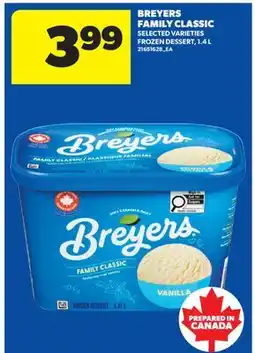 Real Canadian Superstore BREYERS FAMILY CLASSIC offer