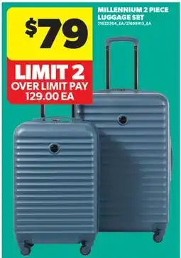 Real Canadian Superstore MILLENNIUM, 2 PIECE LUGGAGE SET offer