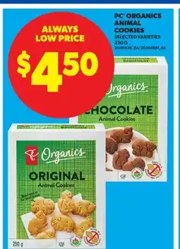 Real Canadian Superstore PC ORGANICS ANIMAL COOKIES offer