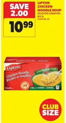Real Canadian Superstore LIPTON CHICKEN NOODLE SOUP offer
