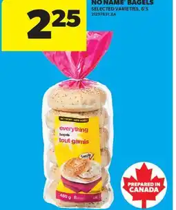 Real Canadian Superstore NO NAME BAGELS, 6' S offer